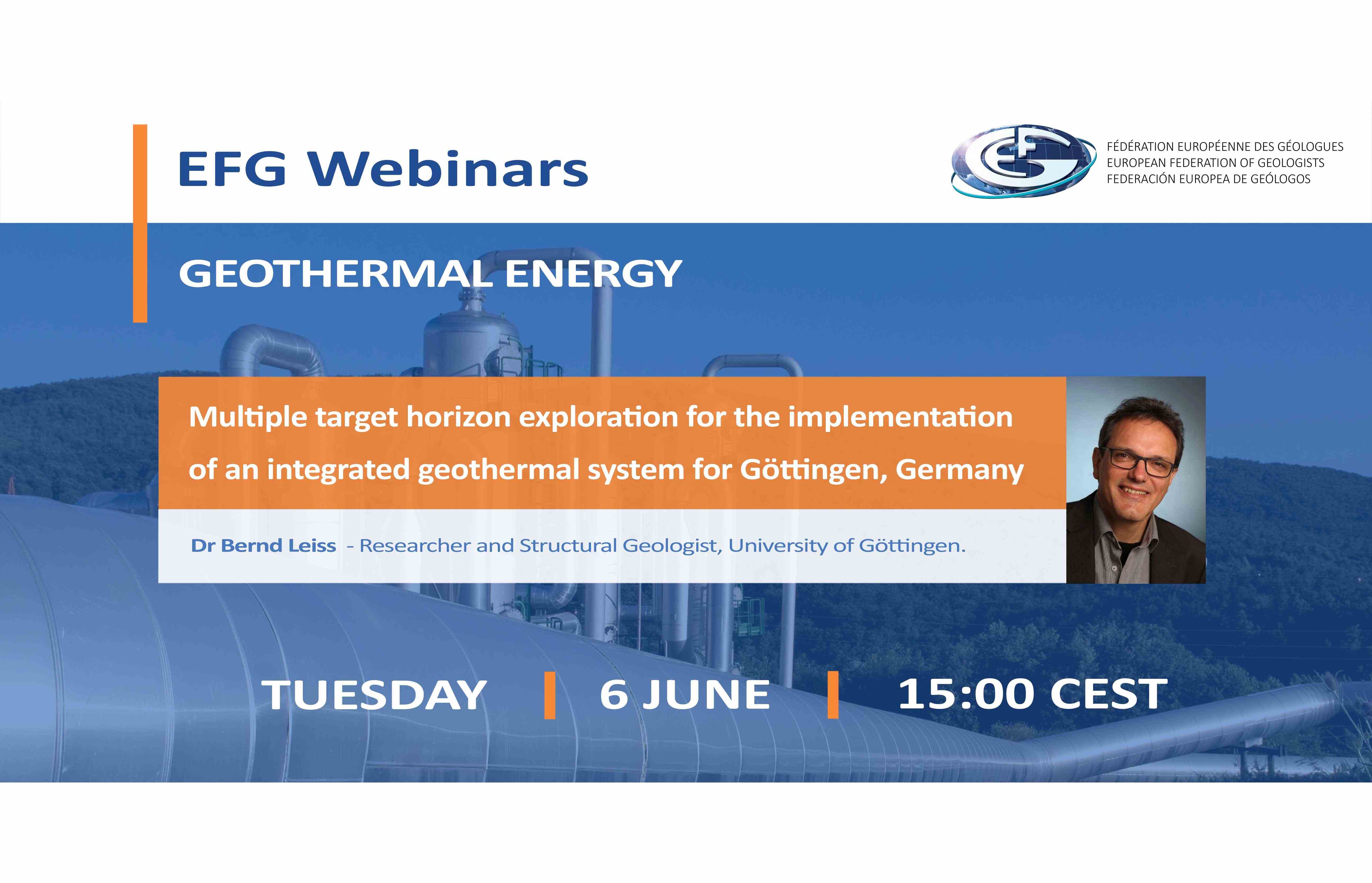 Imagen del evento Multiple target horizon exploration for the implementation of an integrated geothermal system for Göttingen, Germany