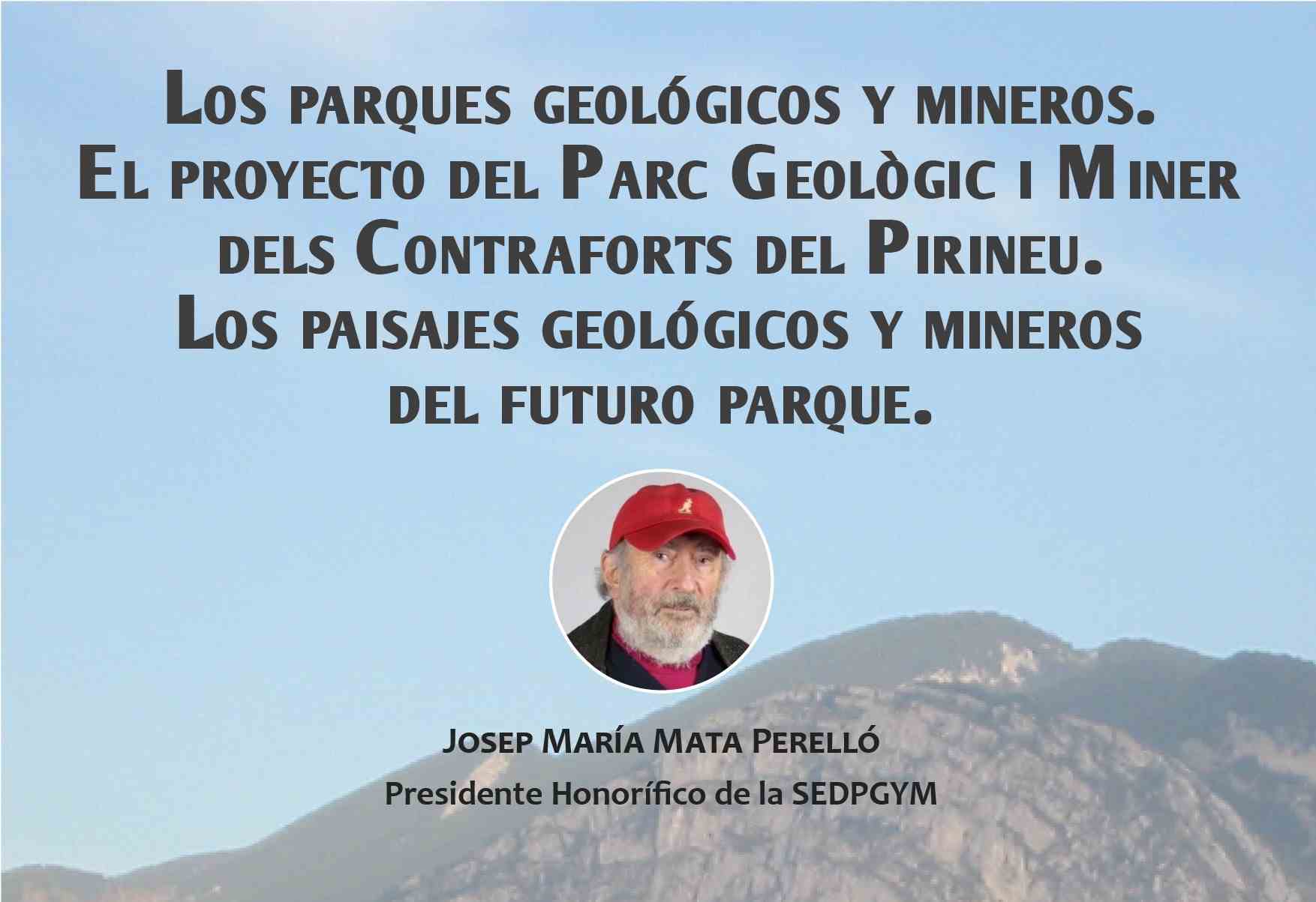 Imagen del evento  Los parques geológicos y mineros. El proyecto del Parc Geològic i Miner dels Contraforts del Pirineu.