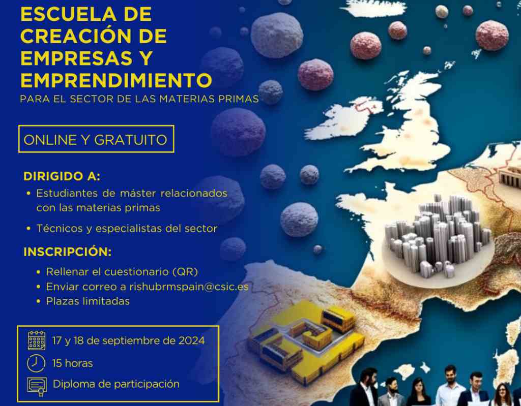 Imagen del evento II Curso de Emprendimiento en materias primas minerales 