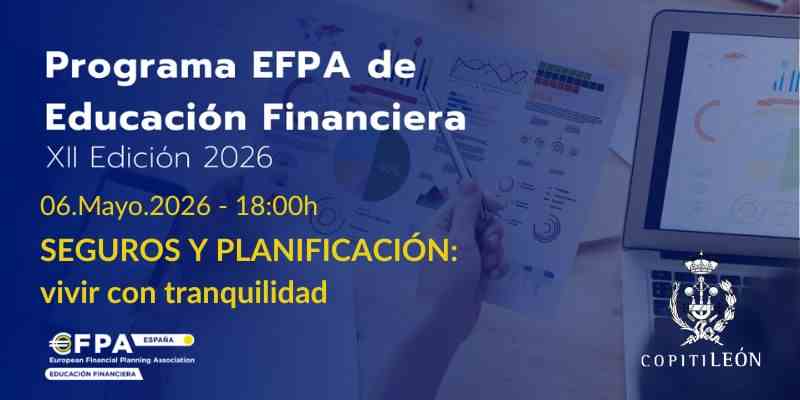 Imagen del evento Taller gratuito EFPA: Seguros y Planificación. Vivir con tranquilidad