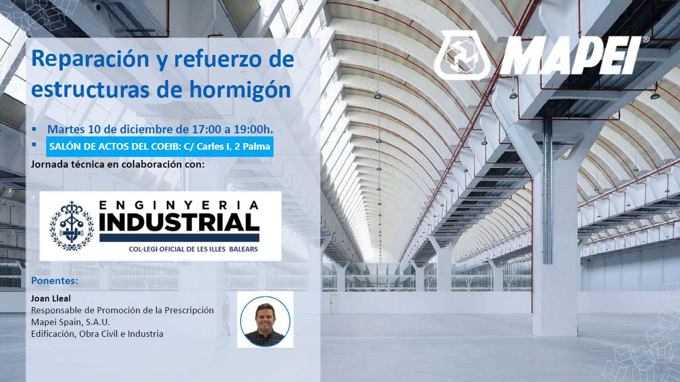 Imagen del evento Jornada Técnica: Reparación y Refuerzo de Estructuras de Hormigón